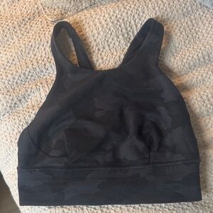 lululemon athletica Black Camo Sports Bra